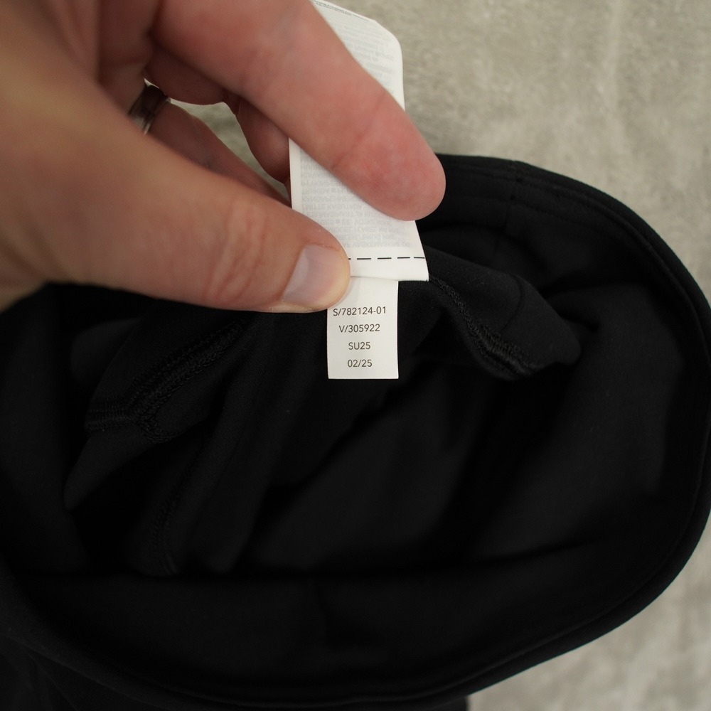 Athleta Elation Tipped Shortie Women's Medium Black Pink Mid Rise 782124 - Picture 10 of 11